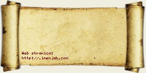 Hana Damjanov vizit kartica